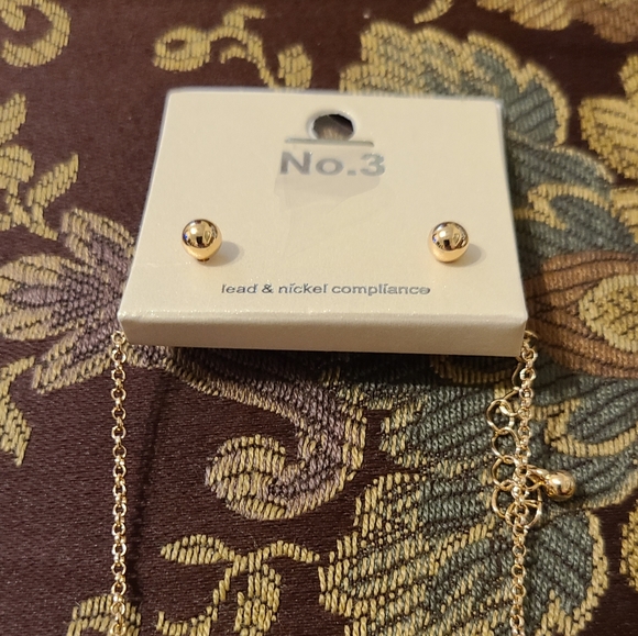 Champagne Drusy Stone Necklace - Picture 2 of 2